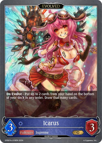 Icarus (Evolved) (GFB01b-019EN) [Gloryfinder Bundle 01: Guide to Glory]