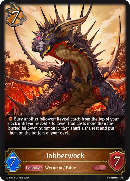Jabberwock (GFB01b-013EN) [Gloryfinder Bundle 01: Guide to Glory]
