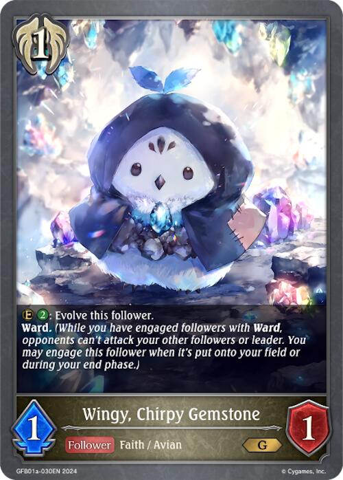 Wingy, Chirpy Gemstone (GFB01a-030EN) [Gloryfinder Bundle 01: Guide to Glory]