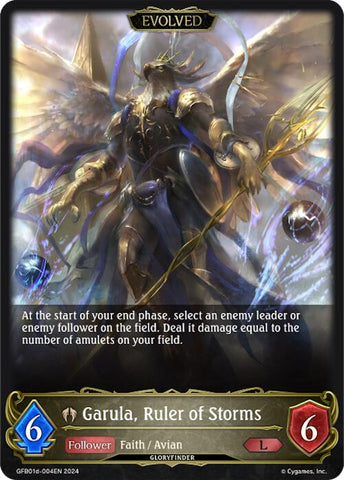 Garula, Ruler of Storms (Evolved) (GFB01d-004EN) [Gloryfinder Bundle 01: Guide to Glory]