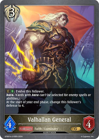 Valhallan General (GFB01d-019EN) [Gloryfinder Bundle 01: Guide to Glory]