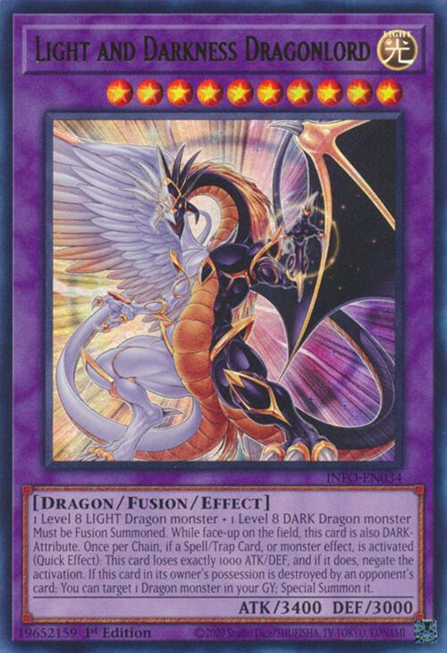 Light and Darkness Dragonlord [INFO-EN034] Ultra Rare