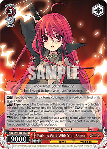 Path to Walk With Yuji, Shana [Shakugan no Shana Premium Booster]