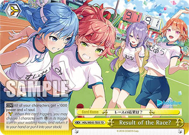 Result of the Race? (HOL/WE45-TE05 TD) [hololive production ft. Weiss Schwarz Ambassadors]