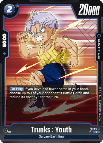 Trunks : Youth [Raging Roar]