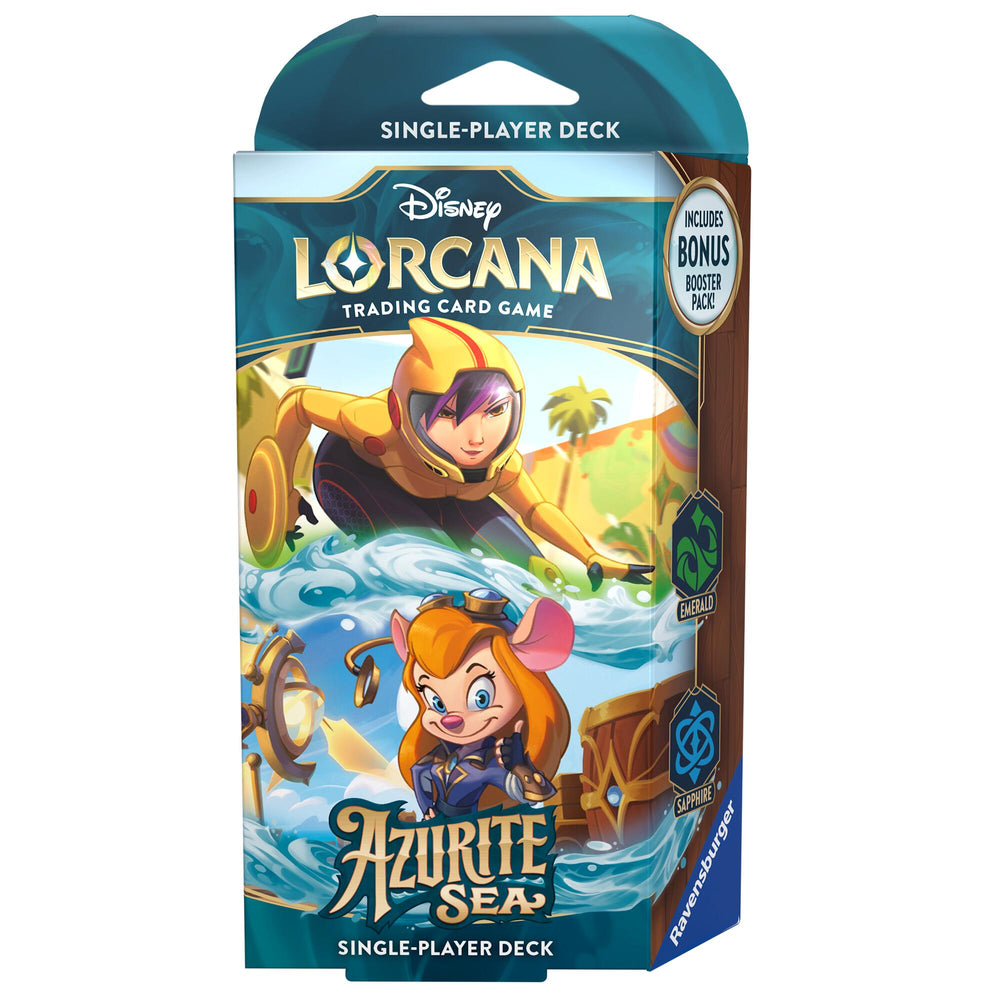 Disney Lorcana Azurite Sea Emerald & Sapphire Starter Deck