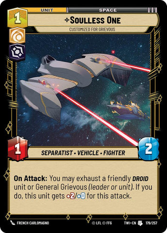 Soulless One - Customized for Grievous (179/257) [Twilight of the Republic]