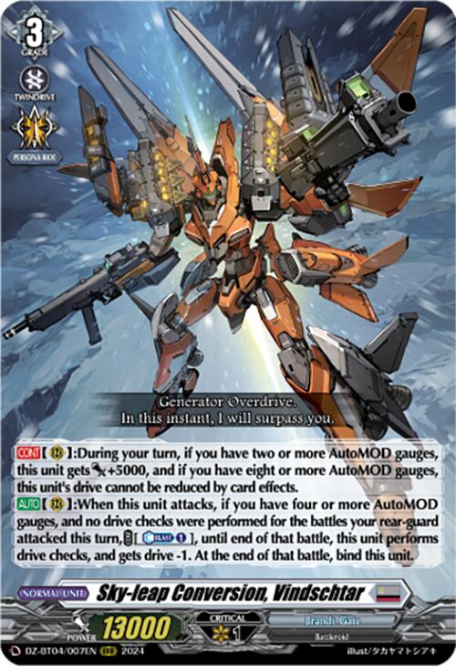 Sky-leap Conversion, Vindschtar (DZ-BT04/007EN) [Destined Showdown]