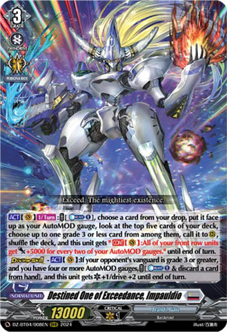 Destined One of Exceedance, Impauldio (DZ-BT04/008EN) [Destined Showdown]