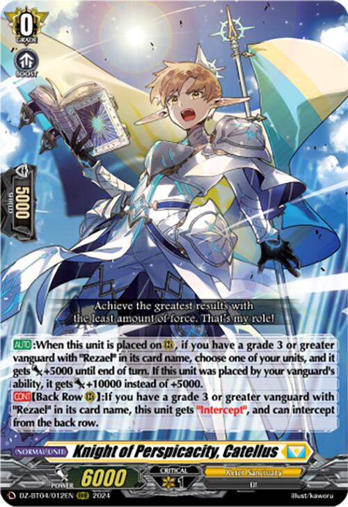 Knight of Perspicacity, Catellus (DZ-BT04/012EN) [Destined Showdown]