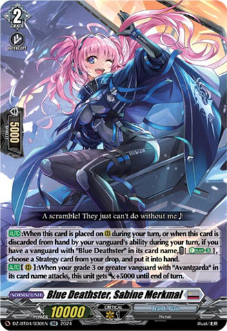 Blue Deathster, Sabine Merkmal (DZ-BT04/030EN) [Destined Showdown]