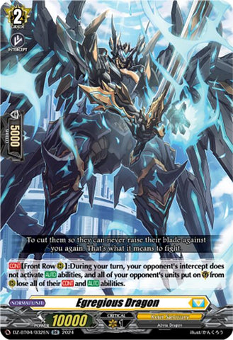 Egregious Dragon (DZ-BT04/032EN) [Destined Showdown]