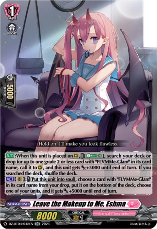 Leave the Makeup to Me, Eshma (DZ-BT04/042EN) [Destined Showdown]