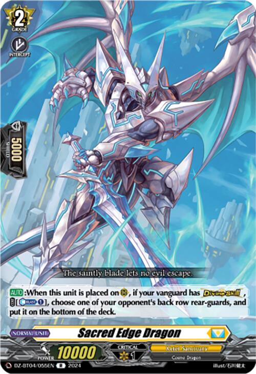 Sacred Edge Dragon (DZ-BT04/055EN) [Destined Showdown]