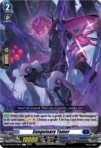Sanguinary Tamer (DZ-BT04/078EN) [Destined Showdown]