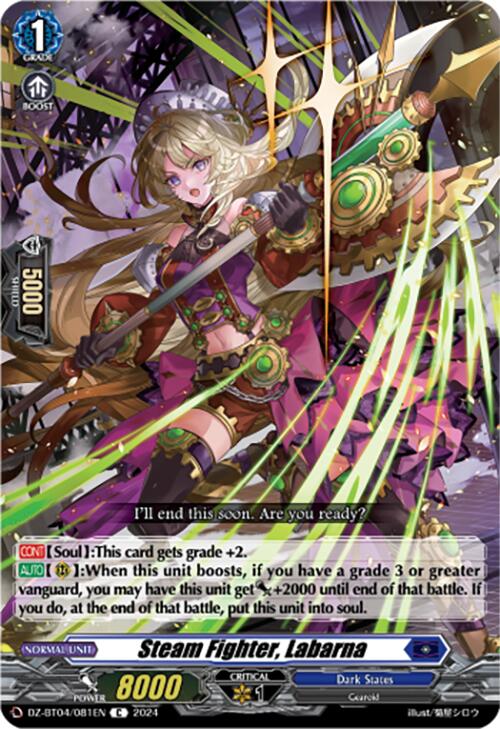 Steam Fighter, Labarna (DZ-BT04/081EN) [Destined Showdown]