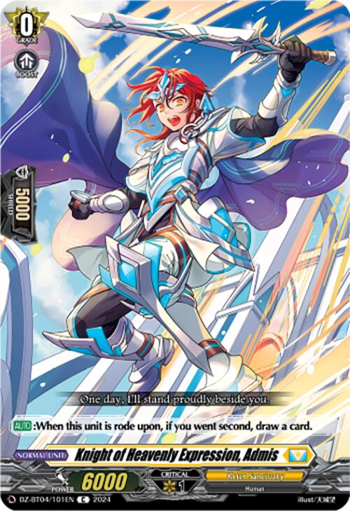 Knight of Heavenly Expression, Admis (DZ-BT04/101EN) [Destined Showdown]