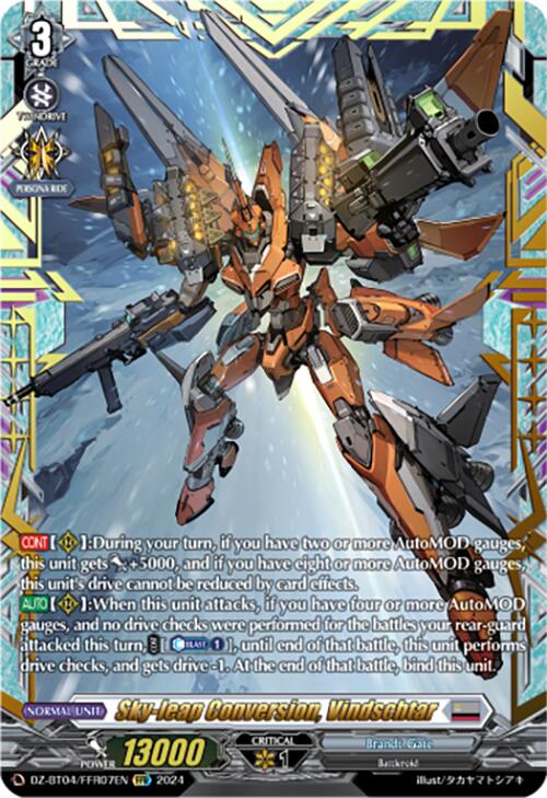 Sky-leap Conversion, Vindschtar (DZ-BT04/FFR07EN) [Destined Showdown]