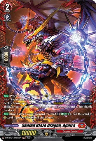 Sealed Blaze Dragon, Apalra (DZ-BT04/FR01EN) [Destined Showdown]