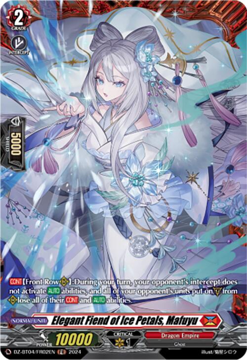 Elegant Fiend of Ice Petals, Mafuyu (DZ-BT04/FR02EN) [Destined Showdown]