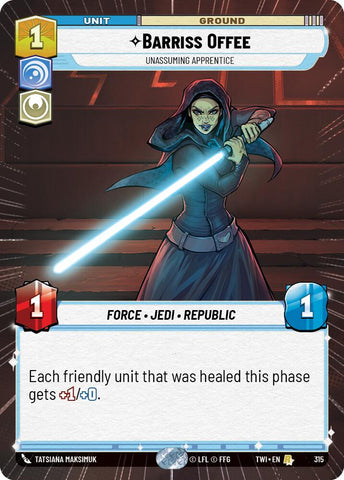 Barriss Offee - Unassuming Apprentice (Hyperspace) (315) [Twilight of the Republic]