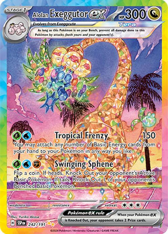 Alolan Exeggutor ex (242/191) [Scarlet & Violet: Surging Sparks]