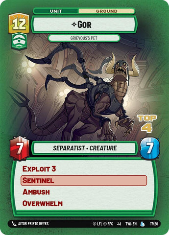 Gor - Grievous's Pet (Top 4) (17/20) [Store Showdown Promos]