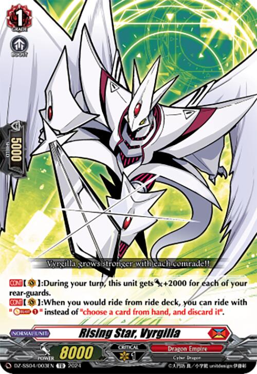 Rising Star, Vyrgilla (DZ-SS04/003EN) [Special Series Stardust Blade]