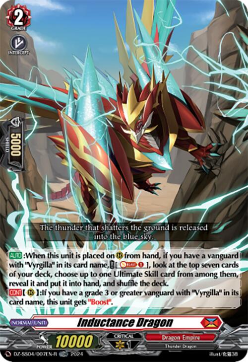 Inductance Dragon (Foil) (DZ-SS04/007EN-R) [Special Series Stardust Blade]