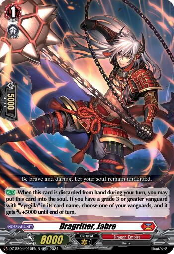 Dragritter, Jabre (Foil) (DZ-SS04/010EN-R) [Special Series Stardust Blade]