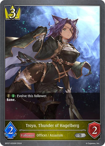 Troya, Thunder of Hagelberg (BP07-025EN) [Verdant Steel]
