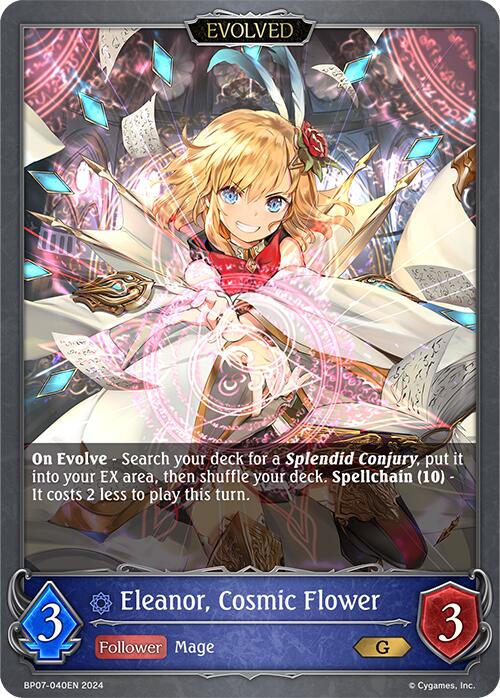 Eleanor, Cosmic Flower (Evolved) (BP07-040EN) [Verdant Steel]