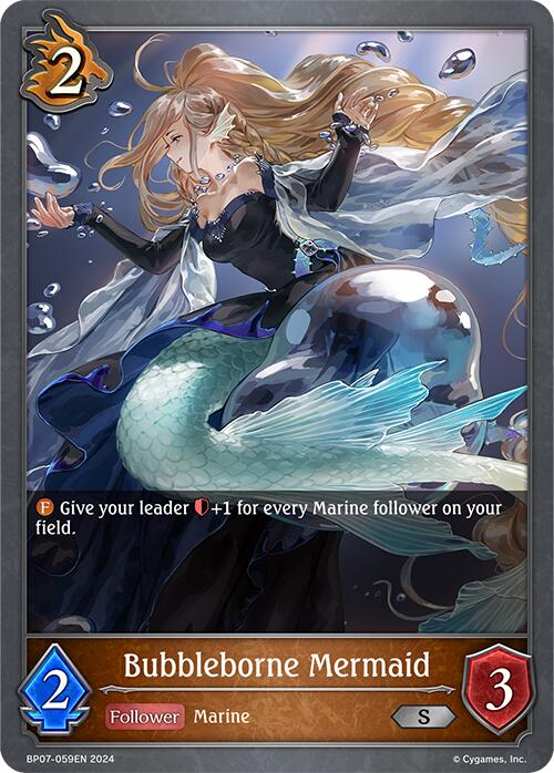Bubbleborne Mermaid (BP07-059EN) [Verdant Steel]