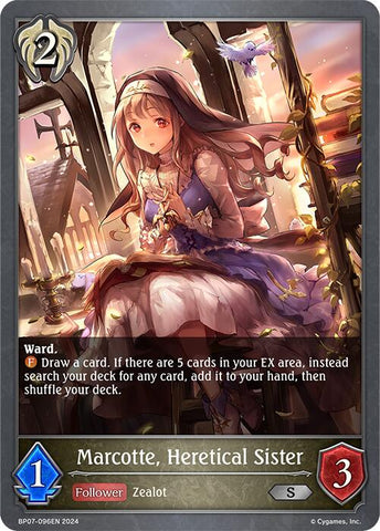 Marcotte, Heretical Sister (BP07-096EN) [Verdant Steel]