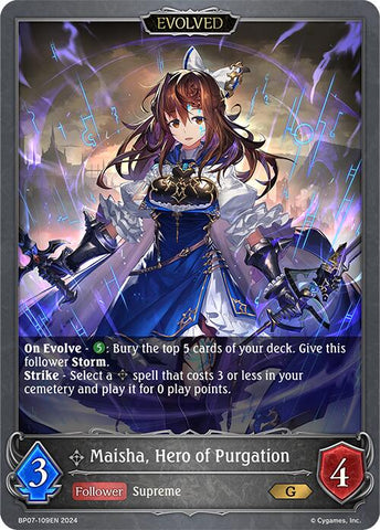 Maisha, Hero of Purgation (Evolved) (BP07-109EN) [Verdant Steel]