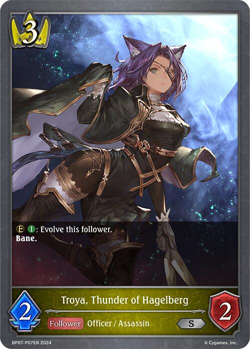 Troya, Thunder of Hagelberg - P07EN (Foil) (BP07-P07EN) [Verdant Steel]