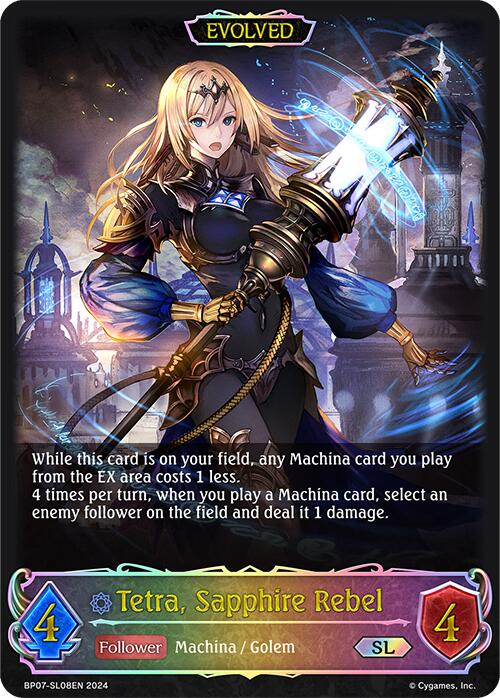 Tetra, Sapphire Rebel (Evolved) (BP07-SL08EN) [Verdant Steel]