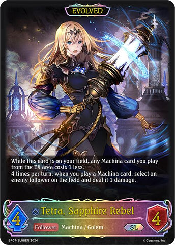 Tetra, Sapphire Rebel (Evolved) (BP07-SL08EN) [Verdant Steel]