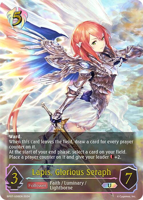 Lapis, Glorious Seraph (BP07-U06EN) [Verdant Steel]