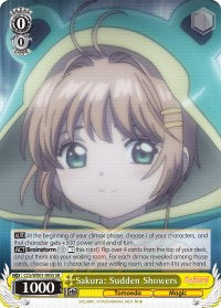 Sakura: Sudden Showers (CCS/WX01-005S SR) [Cardcaptor Sakura: Clear Card]