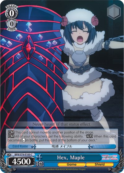 Hex, Maple (BFR/S78-E100 C) [BOFURI: I Don't Want to Get Hurt, so I'll Max Out My Defense]