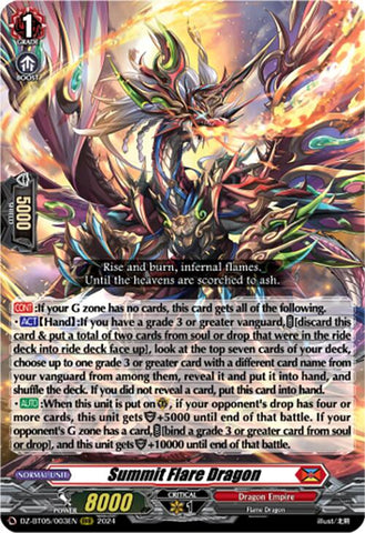Summit Flare Dragon (DZ-BT05/003EN) [Omniscient Awakening]