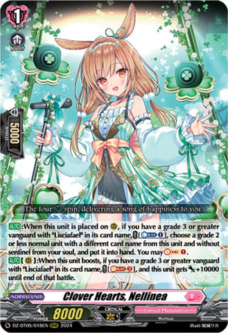 Clover Hearts, Nellinea (DZ-BT05/018EN) [Omniscient Awakening]