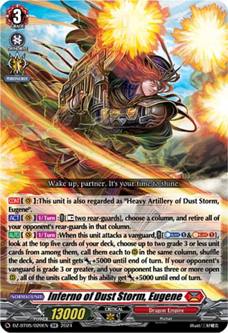 Inferno of Dust Storm, Eugene (DZ-BT05/020EN) [Omniscient Awakening]