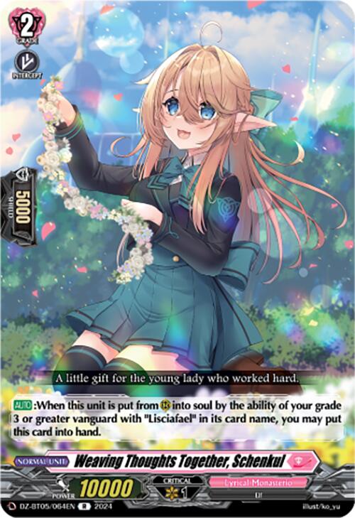 Weaving Thoughts Together, Schenkul (DZ-BT05/064EN) [Omniscient Awakening]