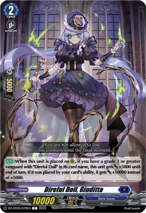 Direful Doll, Giuditta (DZ-BT05/079EN) [Omniscient Awakening]