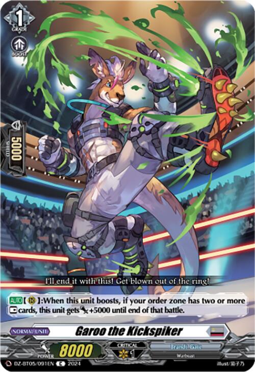 Garoo the Kickspiker (DZ-BT05/091EN) [Omniscient Awakening]