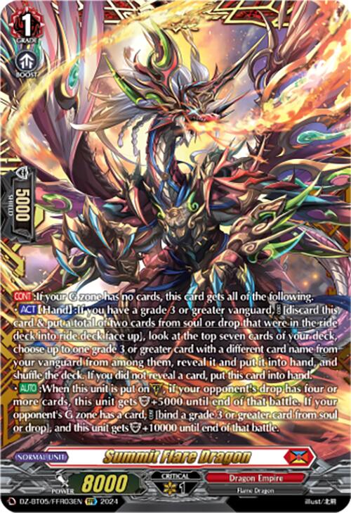 Summit Flare Dragon (DZ-BT05/FFR03EN) [Omniscient Awakening]