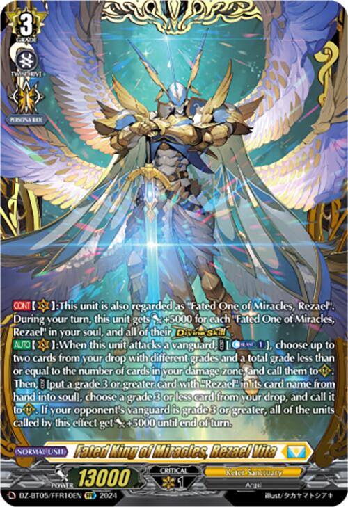 Fated King of Miracles, Rezael Vita (DZ-BT05/FFR10EN) [Omniscient Awakening]