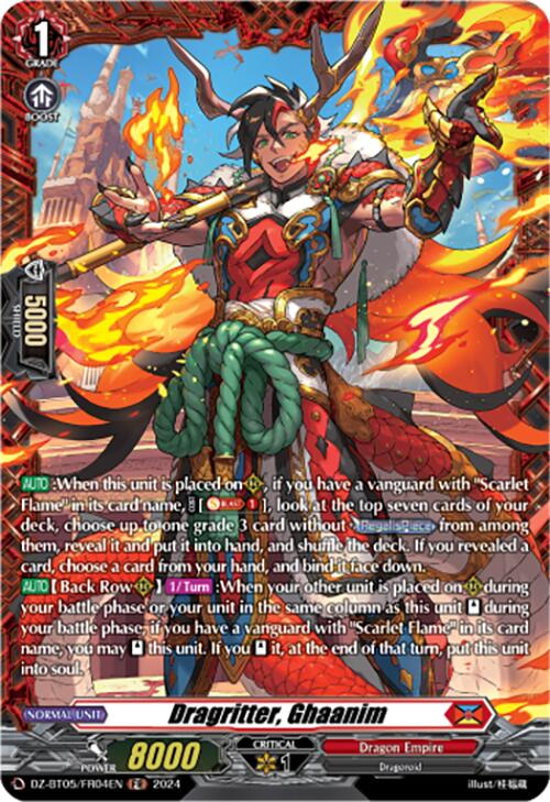 Dragritter, Ghaanim (DZ-BT05/FR04EN) [Omniscient Awakening]